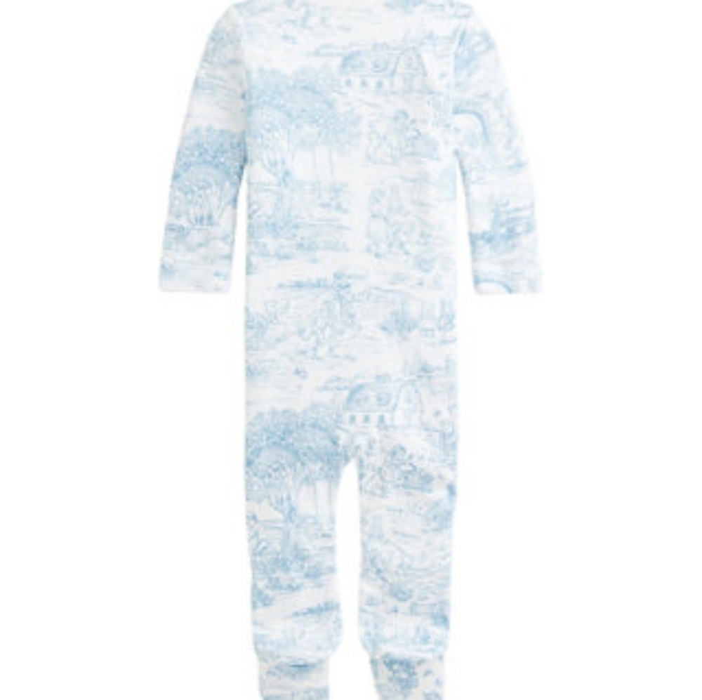 RALPH Lauren | Footed Toile Pajamas - Picture 10 of 11